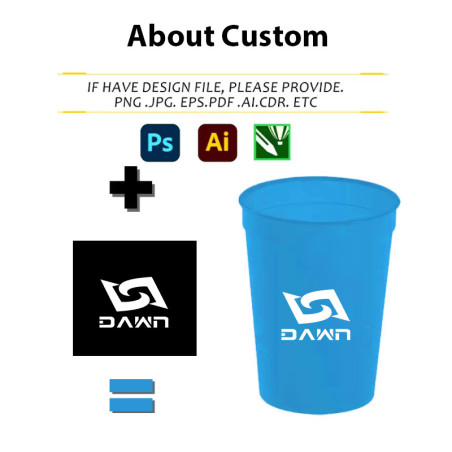 16 oz Ava Plastic Stadium Cup