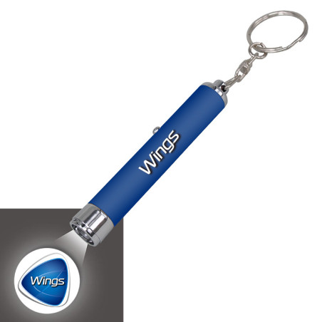 Planet LED Flashlight Keyring – Laser Engraved