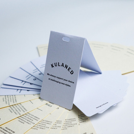 Folded Hang Tags