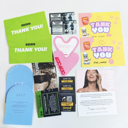 Packaging Insert Cards