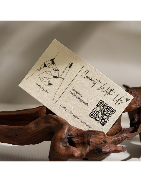 Natural Textured Business Cards