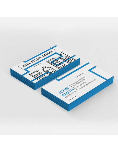 Painted Edge Business Cards