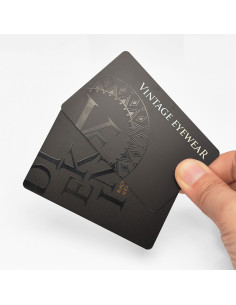 White Plastic Business Cards