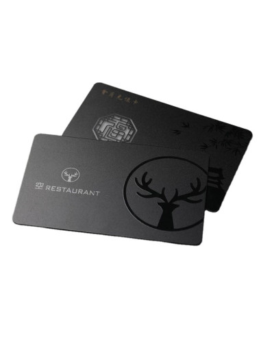 White Plastic Business Cards