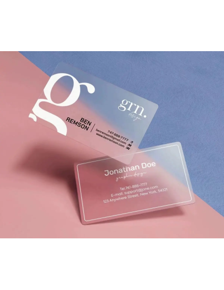 Clear Business Cards