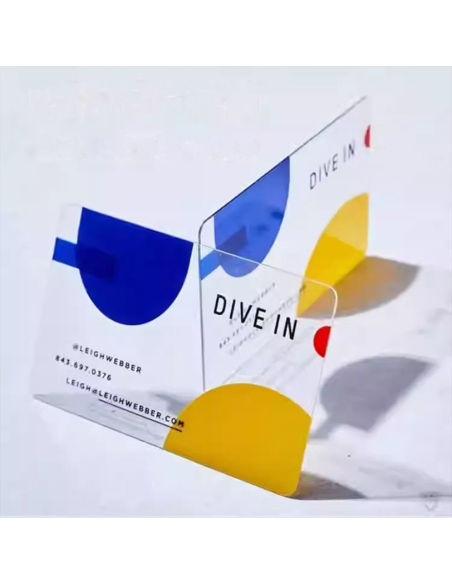 Clear Business Cards