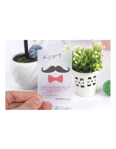Clear Business Cards