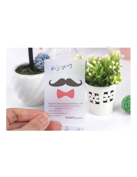 Clear Business Cards