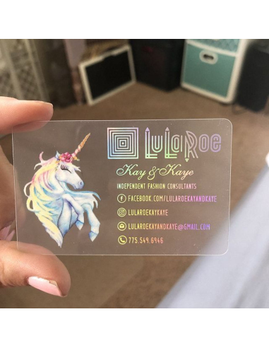 Clear Business Cards