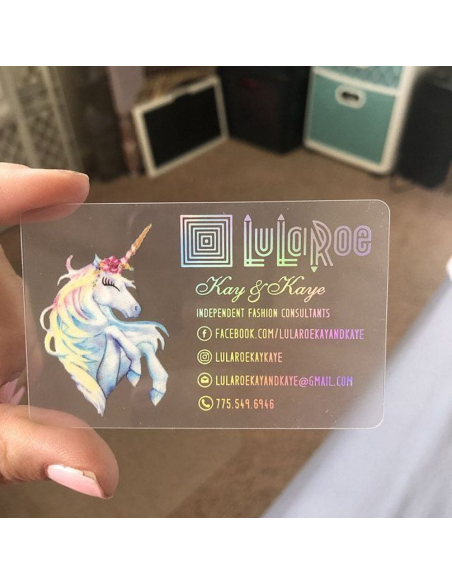 Clear Business Cards