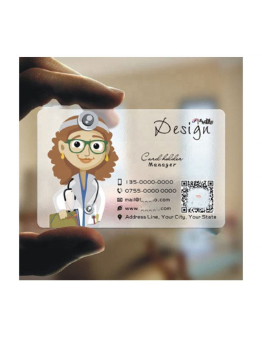 Clear Business Cards