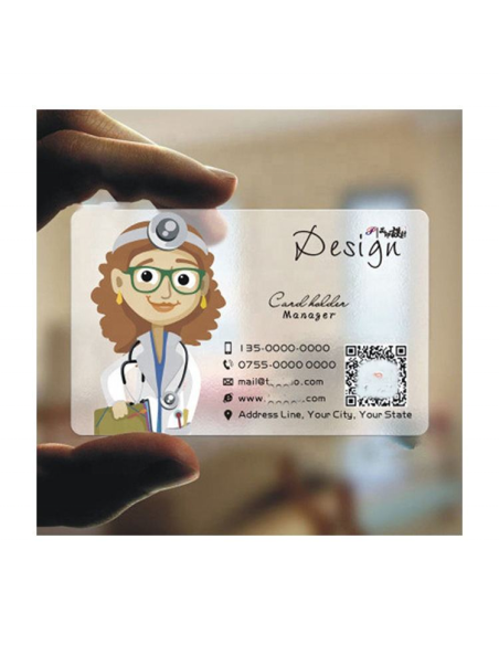 Clear Business Cards