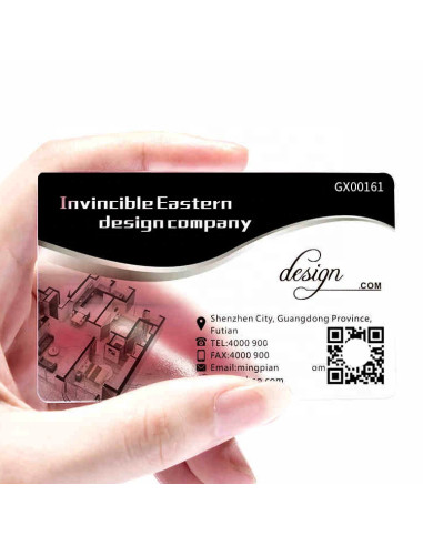 Clear Business Cards