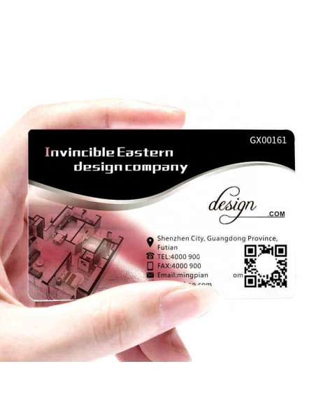 Clear Business Cards