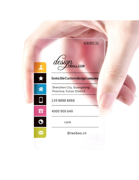 Clear Business Cards