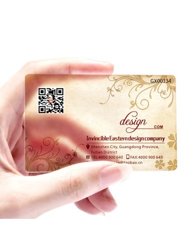 Clear Business Cards