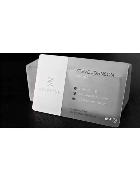 Frosted Business Cards