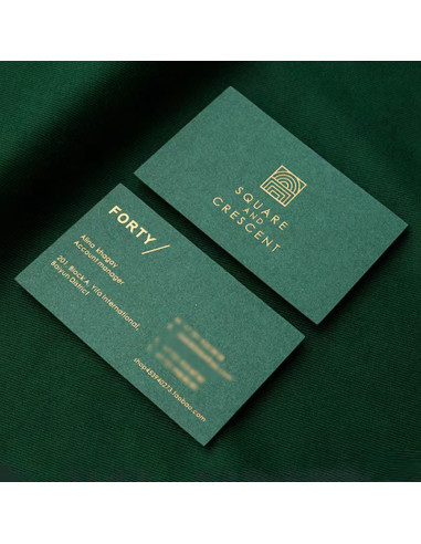 Foil Accent Business Cards