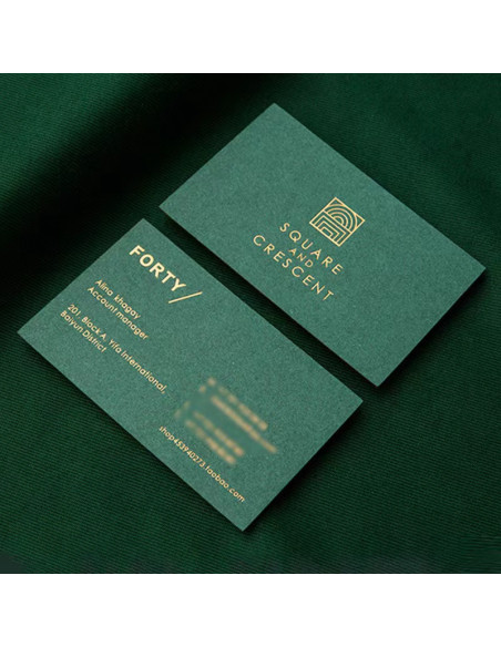 Foil Accent Business Cards