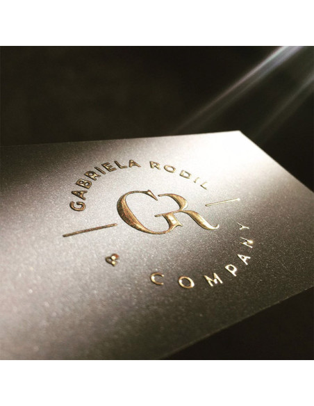 Raised Foil Business Cards