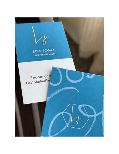 Raised Foil Business Cards