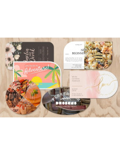 Die-Cut Postcards