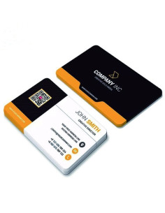 White Plastic Business Cards