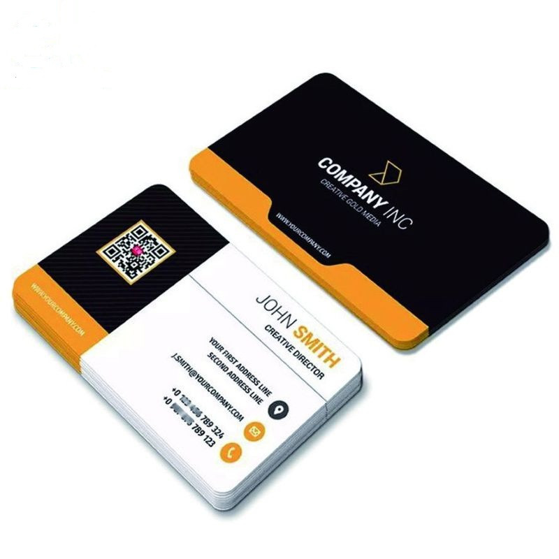White Plastic Business Cards