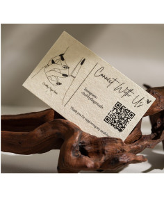 Natural Textured Business Cards 2