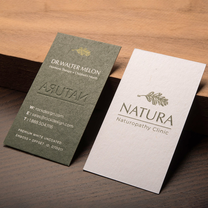 Linen Business Cards