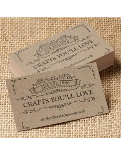 Kraft Business Cards