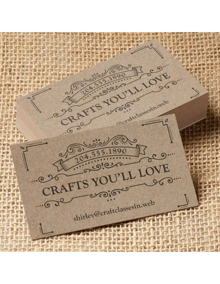 Kraft Business Cards