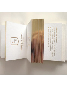 Cotton Business Cards with Foil Edge