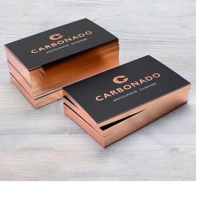 Painted Edge Business Cards