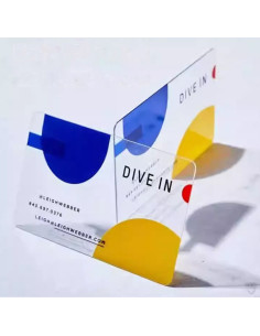 Clear Business Cards 2