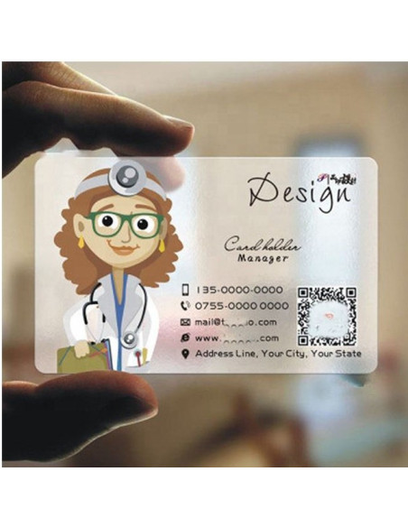 Clear Business Cards