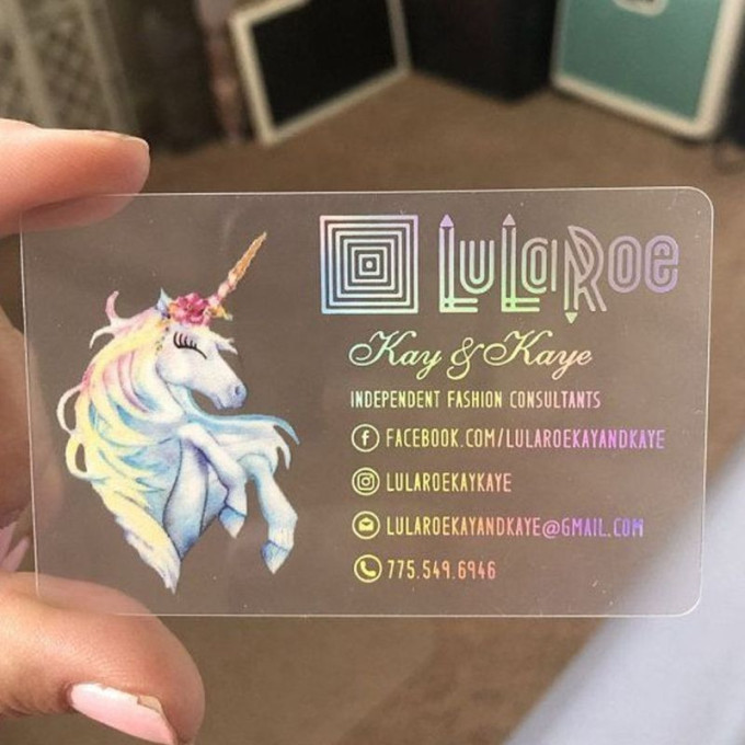 Frosted Business Cards