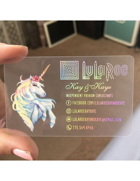 Frosted Business Cards
