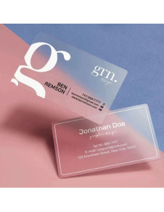 Frosted Business Cards