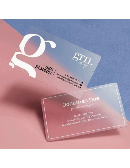 Frosted Business Cards