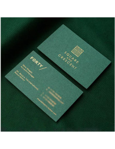 Foil Accent Business Cards