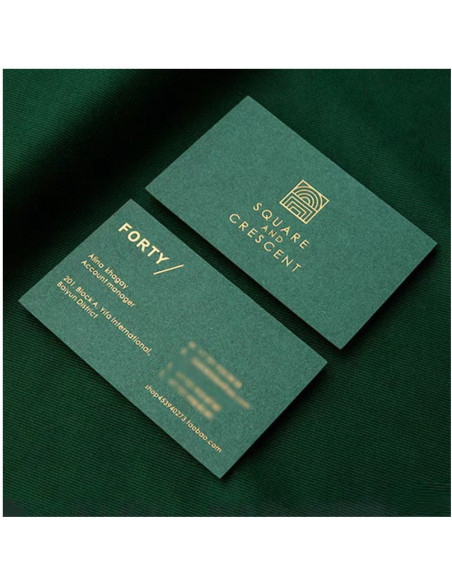 Foil Accent Business Cards