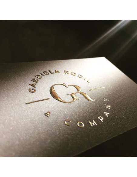 Raised Foil Business Cards
