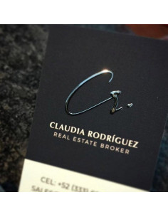 Raised Foil Business Cards 2