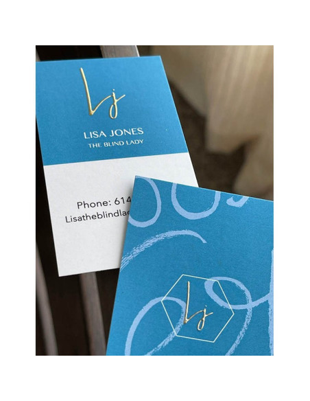 Raised Foil Business Cards