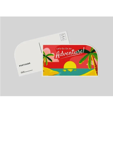 Die-Cut Postcards