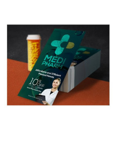 Foil Accent Rack Cards 2