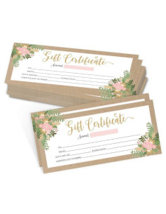 Gift Certificates 2