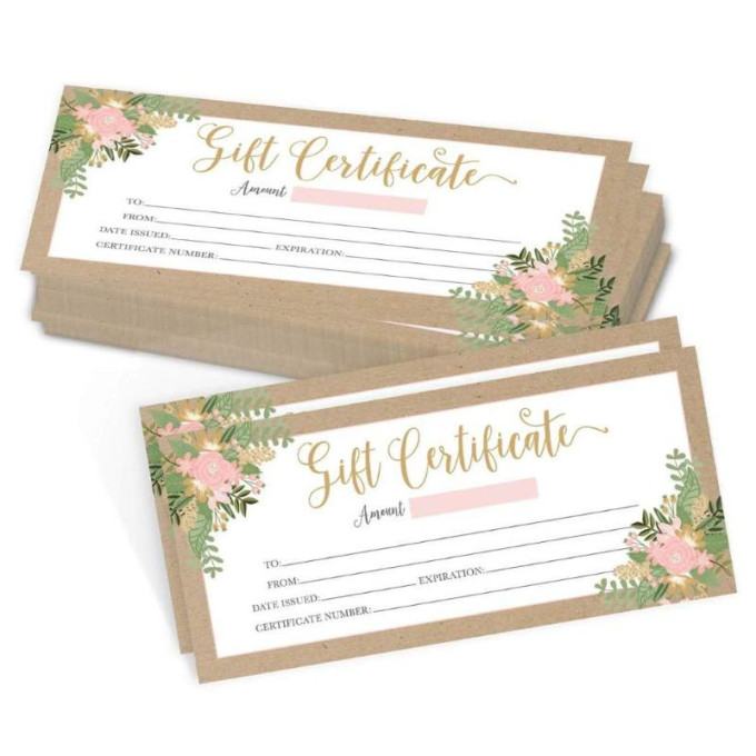 Gift Certificates