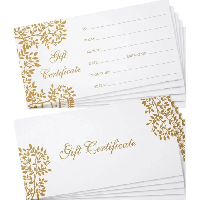 Gift Certificates